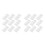 20Pcs White PVC Electrical Junction Box for Switch & 9