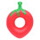 2Pcs Plastic Inflatable Swim Rings Red Fruit Design Pool Toy 1