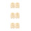 6Sets Beige Geboorte Met Clips Baby Shower 6