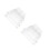 2Pcs Simple Transparent Acrylic Lollipop Display Holder 4-Tier Rack 3