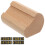 3Sets Khaki Mini Wood Display Blocks Sale Tags for Home Buffet 1