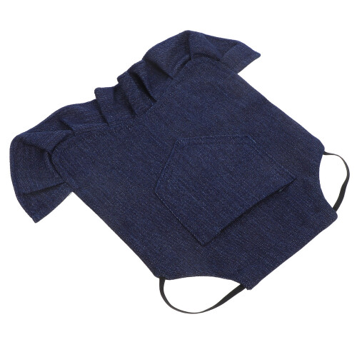 9Pcs Practical Blue Denim Chicken Saddles Comfortable Hen Vest 2
