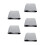 5Pcs Reusable Calligraphy Cloth Water Writing Mat Grey for Beginners 3