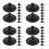 60Pcs Child Safe Rubber Arrow Tips Suction Cups for Kids Archery Fun 7
