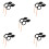 10Pcs Black Sugar Blowing Art Tools with Spare Pump for DIY Candy Art 9