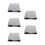 5Pcs Reusable Calligraphy Cloth Water Writing Mat Grey for Beginners 4