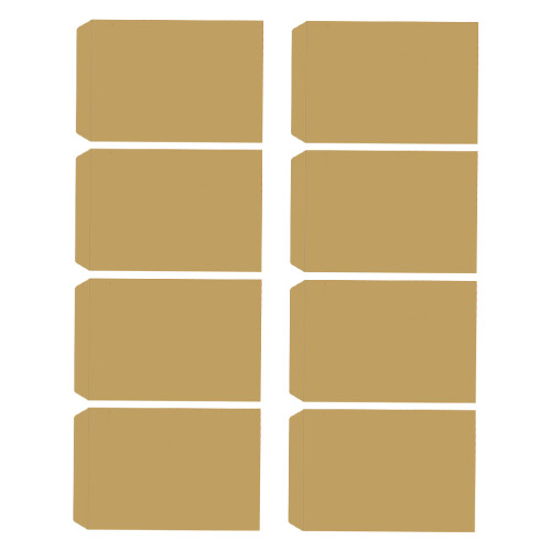 400Pcs Kraft Paper Mailing Envelopes Lightweight Brown 2