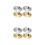 8Pairs Small Brass Finger Cymbals for Dance and Practice 10