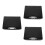 3Pcs Waterproof Black Microphone Storage Case for Djs and Musicians 6