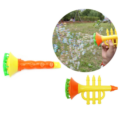 4Pcs Kids Bubble Blower Plastic Bubble Machine Assorted Color Toy