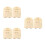 6Sets Beige Geboorte Met Clips Baby Shower 7