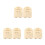 6Sets Beige Geboorte Met Clips Baby Shower 4
