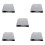 5Pcs Reusable Calligraphy Cloth Water Writing Mat Grey for Beginners 5