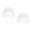 2Pcs Simple Transparent Acrylic Lollipop Display Holder 4-Tier Rack 6