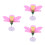 3Pcs Multi Plastic Artificial Peach Branches for Biology Study 6