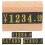 3Sets Khaki Mini Wood Display Blocks Sale Tags for Home Buffet 2