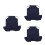 9Pcs Practical Blue Denim Chicken Saddles Comfortable Hen Vest 9