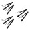 6Pcs Black Snowboard Leash Durable Bindings Strap with Quick Release 7