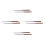 8Pairs Reusable Silver Stainless Steel Long Chopsticks for Kitchen Use 8