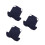 9Pcs Practical Blue Denim Chicken Saddles Comfortable Hen Vest 10