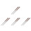8Pairs Reusable Silver Stainless Steel Long Chopsticks for Kitchen Use 6