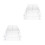 2Pcs Simple Transparent Acrylic Lollipop Display Holder 4-Tier Rack 9