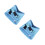 2Stk Haustier-Geschirr Skyblue Komfortabel Mit 8