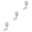3St Multifunctionele Mop Haak Wit Wandhouder 5