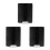 3Pcs Black Desk Privacy Panel Acrylic for Classroom and Office Use 4