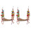 2Pcs Versatile Khaki Bird Swing Toy for Cage and Exercise 3