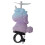 3Pcs Multi PVC Unicorn Dolls Motorcycle Handlebar Decor Unique Design 2