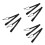 6Pcs Black Snowboard Leash Durable Bindings Strap with Quick Release 5