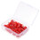 200Pcs Heart-Shaped Push Pin Tacks Red Plastic for Bulletin Board Use 1