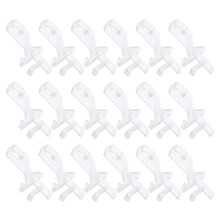 80Pcs Clear Vertical Blind Clips Plastic Replacement for Window Blinds