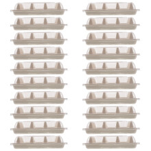 20Pcs Taco Carrier with Lid Paper for Catering Events