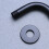 Black S Shape Shower Arm Stainless Steel with Rustic Finish 4