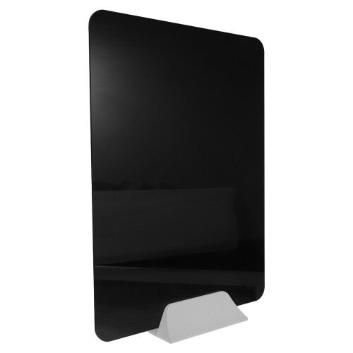 3Pcs Black Desk Privacy Panel Acrylic for Classroom and Office Use 1