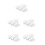 500Pcs Portable White Plastic Bug Display Boards for Entomology Study 8