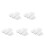 500Pcs Portable White Plastic Bug Display Boards for Entomology Study 5