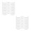 20Pcs Silver Steel Trampoline Brackets Heavy Duty Replacement Hooks 7