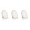 3Pcs White Sublimation Blank Boards Heat Transfer Photo Frame Set 3