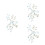 3Pcs Handmade Crystal Leaf Ear Cuffs Non Pierced Boho Earrings 8