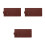 3Pcs PU Protection Sheaths Brown Kitchen Guard 6