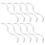20Pcs Silver Steel Trampoline Brackets Heavy Duty Replacement Hooks 2