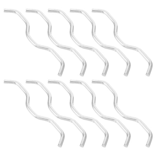 20Pcs Silver Steel Trampoline Brackets Heavy Duty Replacement Hooks 1