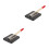 2Pcs Flooring Tapping Block with Comfortable Wooden Handle Black 5
