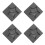 4Pcs Durable Black Graphite Molds for Small Volume Metal Casting 9