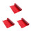 3Pcs Red Colored Plastic Sheets Pet Film Gels for Ambient Light 7