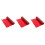 3Pcs Red Colored Plastic Sheets Pet Film Gels for Ambient Light 2
