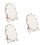 3Pcs White Sublimation Blank Boards Heat Transfer Photo Frame Set 6